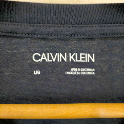 カルバンクライン CALVIN KLEIN ダブルストライプL/Sカットソー メンズ JPN:L