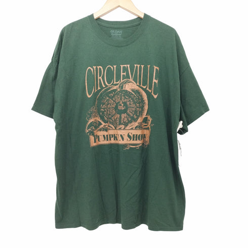 ギルダン GILDAN CIRCLEVILLE PUMPKIN SHOW オーバーサイズクルーネック半袖Tシャツ メンズ 2XL