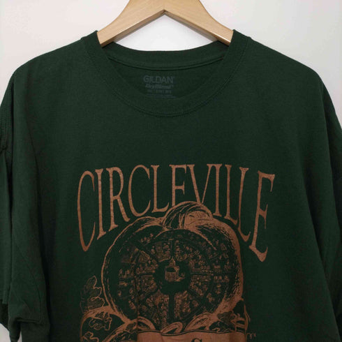 ギルダン GILDAN CIRCLEVILLE PUMPKIN SHOW オーバーサイズクルーネック半袖Tシャツ メンズ 2XL