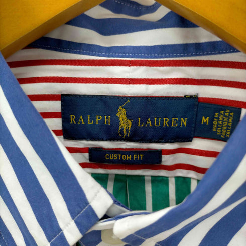 ラルフローレン RALPH LAUREN CUSTUM FIT マルチカラーオックスフォードシャツ メンズ JPN:M