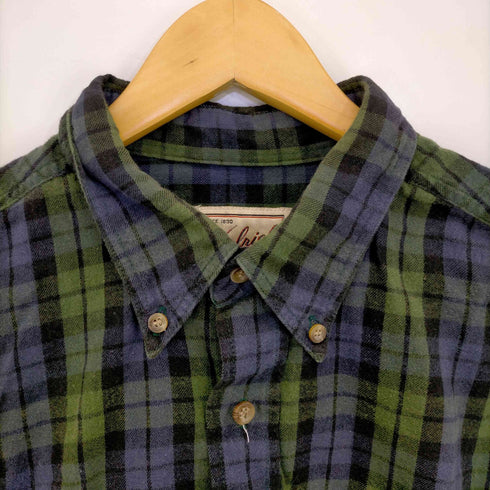 ウールリッチ WOOLRICH ブラックウォッチ ネルシャツ メンズ import:L