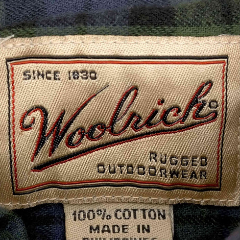 ウールリッチ WOOLRICH ブラックウォッチ ネルシャツ メンズ import:L