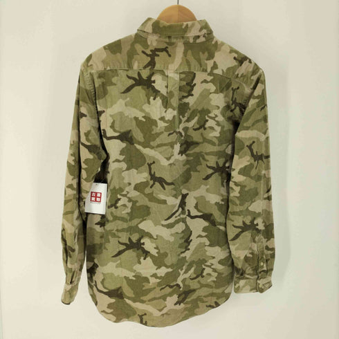 ベンデイビス BEN DAVIS Stretch Camo Coal L/S Shirt ストレッチ カモ コール シャツ メンズ import:XL