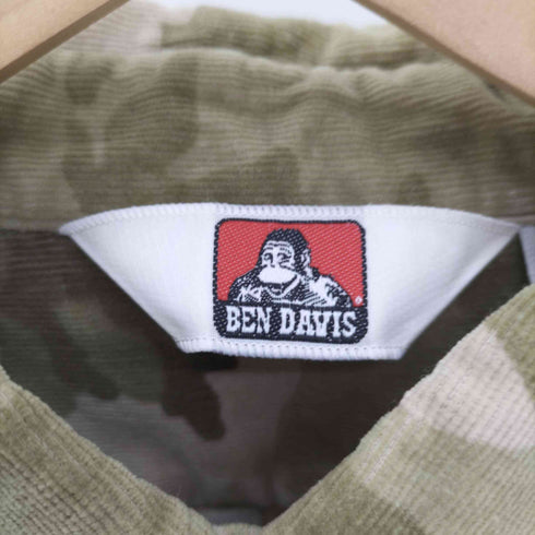 ベンデイビス BEN DAVIS Stretch Camo Coal L/S Shirt ストレッチ カモ コール シャツ メンズ import:XL