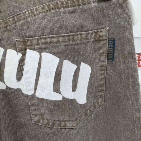 ココルル COCOLULU ロゴペイント Y2K ワイド デニム パンツ メンズ 30