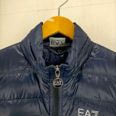 エンポリオアルマーニイーエーセブン EMPORIO ARMANI EA7 ロゴプリントライトダウンジャケット メンズ JPN:M