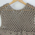 アダワズ ADAWAS MACRAME VEST リネンブレンド マクラメベスト レディース FREE