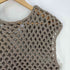 アダワズ ADAWAS MACRAME VEST リネンブレンド マクラメベスト レディース FREE