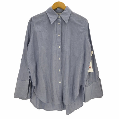 クラネ CLANE ROUND SLIT BELL SLEEVE SHIRT レディース