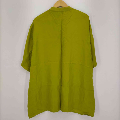シルク100 オーバーサイズポロシャツ メンズ import:XL