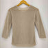 レイビームス Ray BEAMS RBS ネット編み アウトシーム クルーネック ニット レディース ONE SIZE