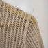 レイビームス Ray BEAMS RBS ネット編み アウトシーム クルーネック ニット レディース ONE SIZE