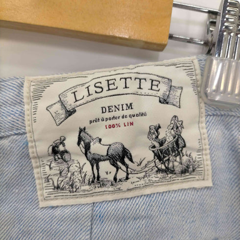 リゼッタ Lisette 製品染めリネンクロップドスカート レディース JPN:36