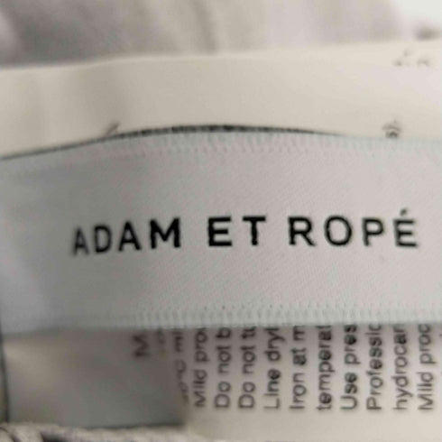 アダムエロペ Adam et Rope フロントスリットデニムスカート アシッドウォッシュ レディース JPN:36