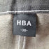 フルギ HBA 刺繍デザインブラックデニムパンツ メンズ 38