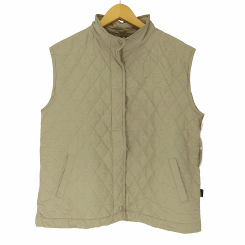 アクアスキュータム AQUASCUTUM 裏地チェック キルティング ベスト ユニセックス レディース import:XL