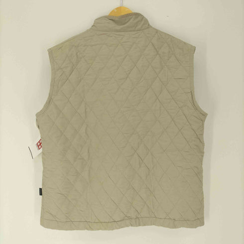 アクアスキュータム AQUASCUTUM 裏地チェック キルティング ベスト ユニセックス レディース import:XL