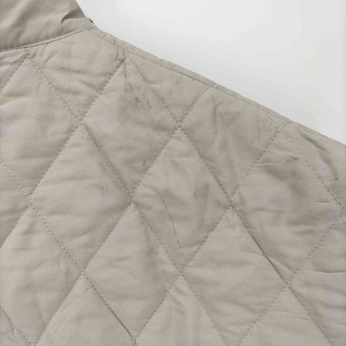アクアスキュータム AQUASCUTUM 裏地チェック キルティング ベスト ユニセックス レディース import:XL