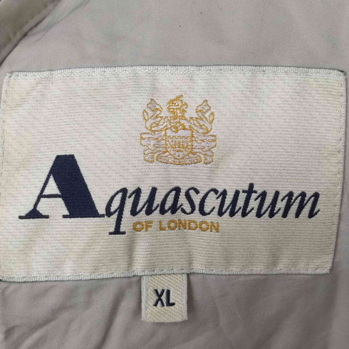 アクアスキュータム AQUASCUTUM 裏地チェック キルティング ベスト ユニセックス レディース import:XL