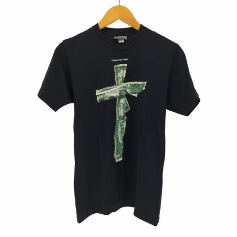 アナーキックアジャストメント ANARCHIC ADJUSTMENT 90S 復刻モデル Culture Has Failed Dollar bill Cross Tee 十字架 ドル札 プリント クルーネック Tシャツ Y2k メンズ import:S