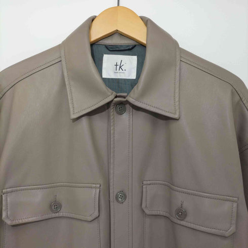 ティーケー タケオキクチ tk. TAKEO KIKUCHI シンセティックレザーカバーオール メンズ L
