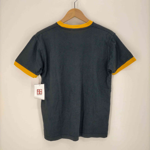 ナイキ NIKE 00S グレータグ EUGENE TRIALS ロゴプリント S/S トリム Tシャツ リンガー メンズ import:M