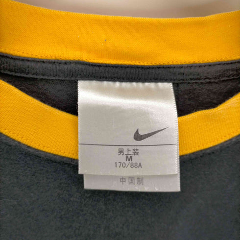 ナイキ NIKE 00S グレータグ EUGENE TRIALS ロゴプリント S/S トリム Tシャツ リンガー メンズ import:M