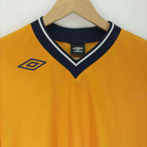 アンブロ UMBRO ロゴプリント Vネック ゲームシャツ サッカー メンズ import:L