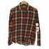 キャサリンハムネットロンドン KATHARINE HAMNETT LONDON 切りっぱなし 丸ボタン フランネス L/S シャツ メンズ import:L