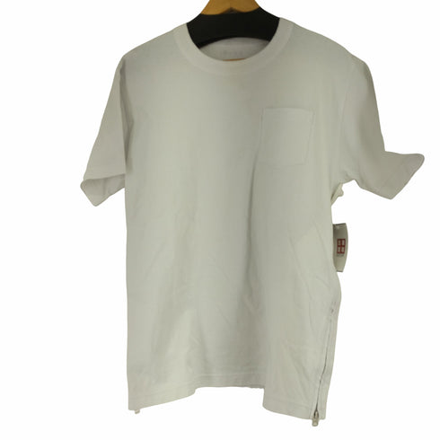 サカイ Sacai 21AW SIDE ZIP COTTON T-SHIRT メンズ JPN:2