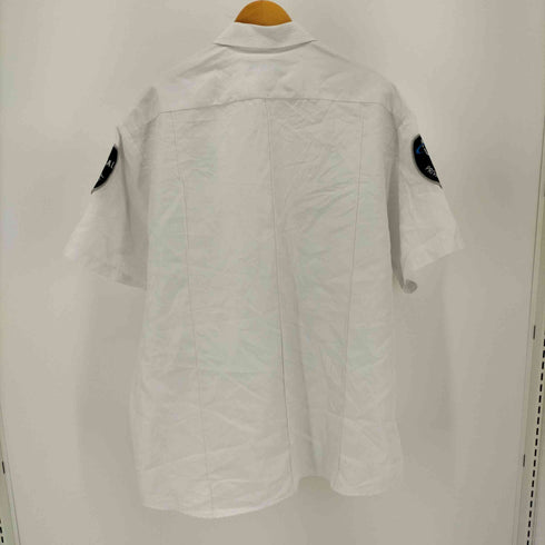 Advantex inc VINTAGE 企業 ロゴ ワッペン ワーク シャツ メンズ 17-17 1/2