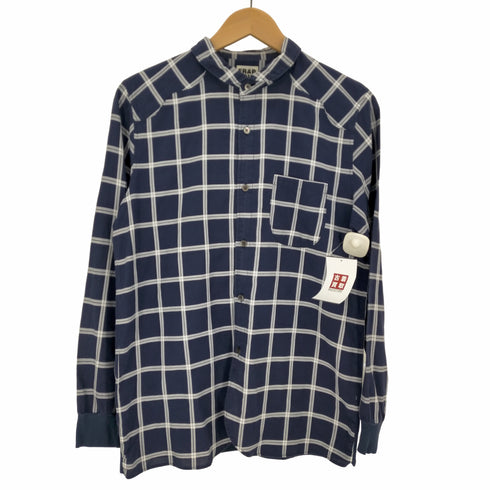 フラボア FRAPBOIS half 丸襟 チェック L/S シャツ メンズ JPN:2