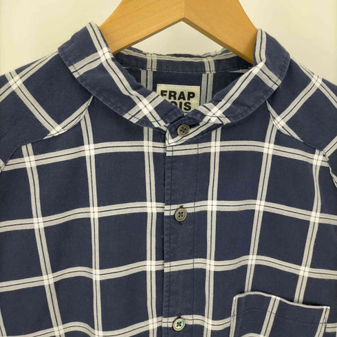 フラボア FRAPBOIS half 丸襟 チェック L/S シャツ メンズ JPN:2