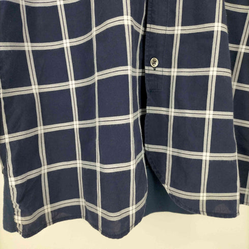 フラボア FRAPBOIS half 丸襟 チェック L/S シャツ メンズ JPN:2
