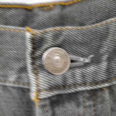 リーバイス Levis 90s USA製 501 後染め ボタン裏553 ブラックジーンズ メンズ W30L32