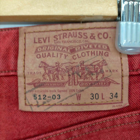 リーバイス Levis 90s 日本製 512-03 ボタン裏J22 カラージーンズ メンズ 30