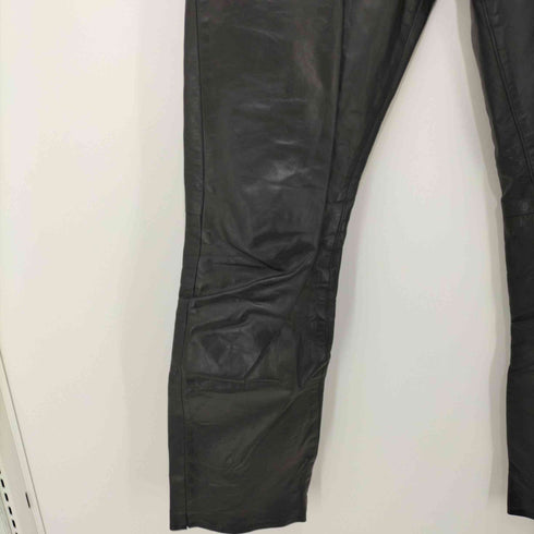 ドゥヴィネット Devinette カウレザーストレートパンツ レディース