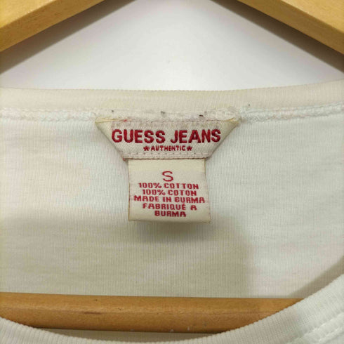 ゲスジーンズ GUESS JEANS Y2K フロントビジューロゴミニトップス レディース import:S