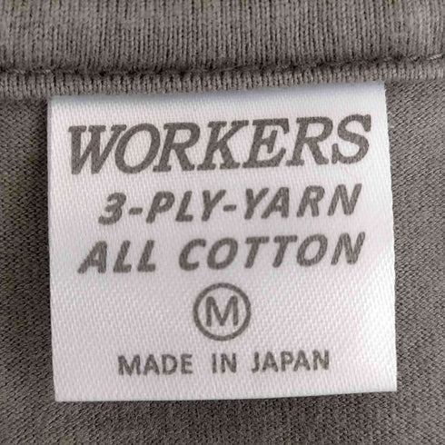 ワーカーズ WORKERS.CO.LTD 3PLY-T SLIM POCKE T Regular Fit レギュラーフィット ポケットTシャツ メンズ JPN:M