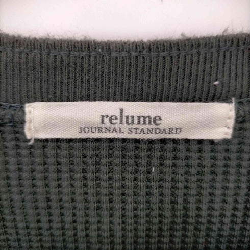 ジャーナルスタンダードレリューム JOURNAL STANDARD relume レースアップサーマルカットソー レディース FREE