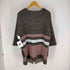 アリジ ALYSI MADE IN ITALY ボーダークルーネックウールカーディガン レディース JPN:S