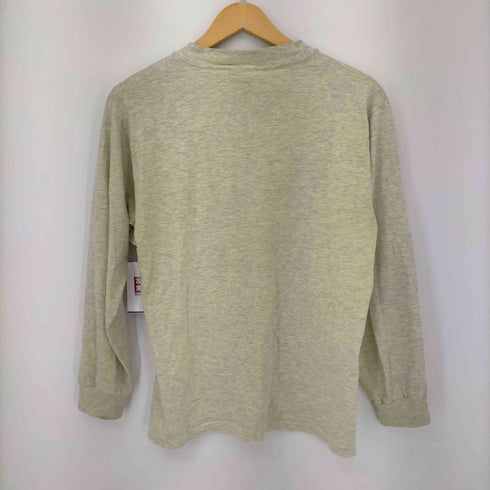 ヘインズ Hanes 90S M.SHIRLDS フロントランドスケーププリントロングスリーブTシャツ メンズ import:S