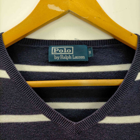 ポロバイラルフローレン Polo by RALPH LAUREN スモールポニー刺繍ボーダーニット メンズ JPN:M