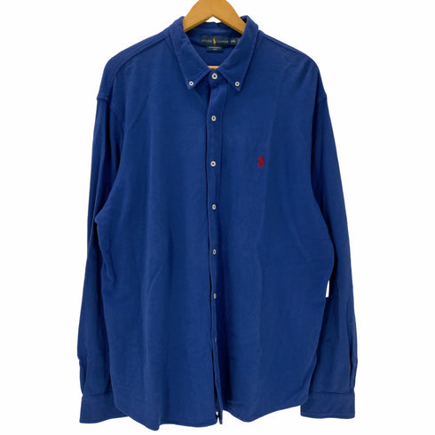 ラルフローレン RALPH LAUREN L/S スモールポニー刺繍ポロシャツ メンズ JPN:XXL