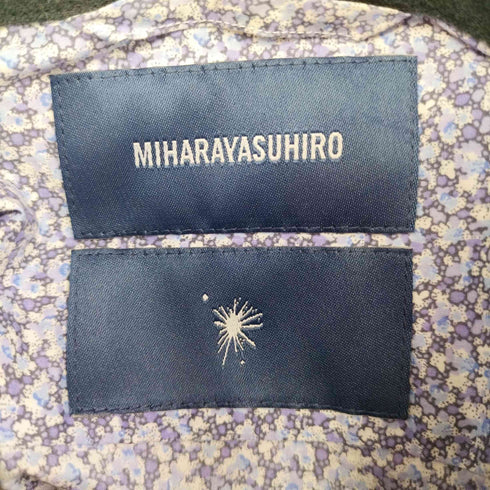 ミハラヤスヒロ MIHARA YASUHIRO クラック x ボタニカル デザイン L/S シャツ メンズ