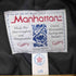 マンハッタン Manhattan 80s MADE IN USA 裏地キルティング ウールツイード チェックピーコート メンズ import:L