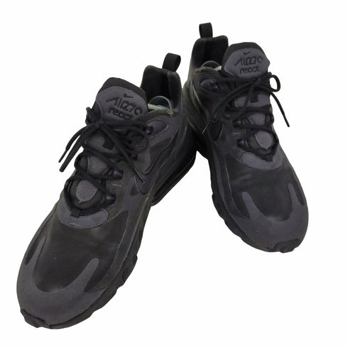 ナイキ NIKE AIR MAX 270 REACT BLACK/OIL GREY-OIL GREY-BLACK メンズ JPN:29