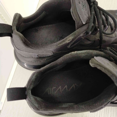ナイキ NIKE AIR MAX 270 REACT BLACK/OIL GREY-OIL GREY-BLACK メンズ JPN:29