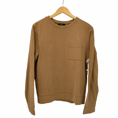 アーペーセー A.P.C. ポケット付き 長袖クルーネックTシャツ メンズ JPN:M
