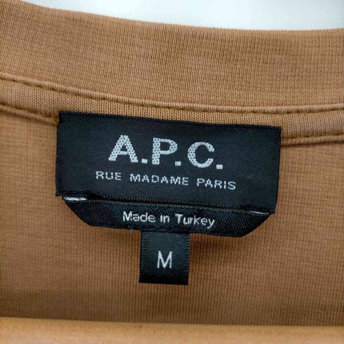 アーペーセー A.P.C. ポケット付き 長袖クルーネックTシャツ メンズ JPN:M
